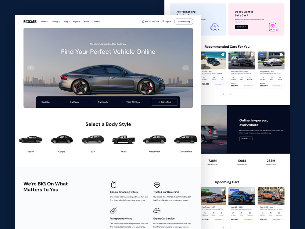 BoxCars Online Dealership