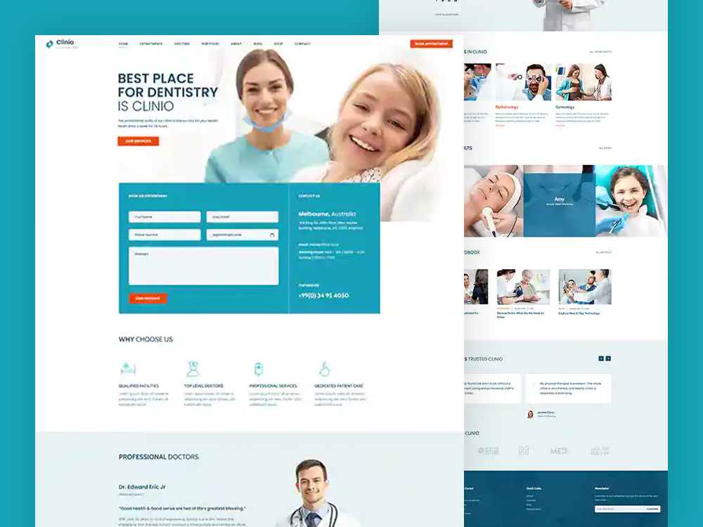 Clinico Dental Clinic Website