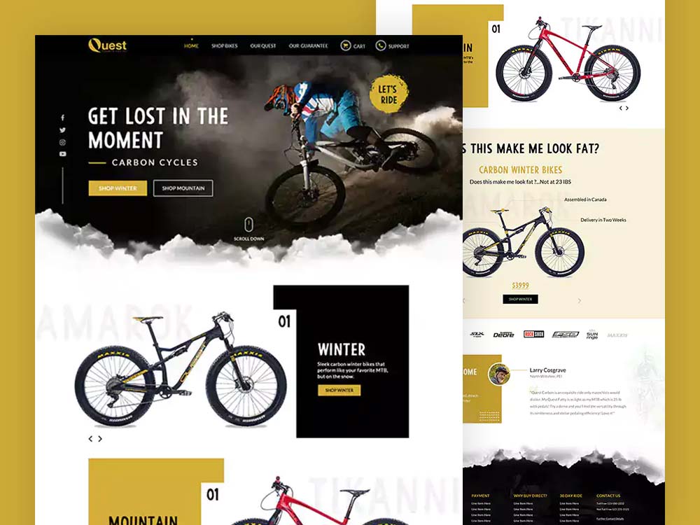 Quest Carbon Cycles Storefront