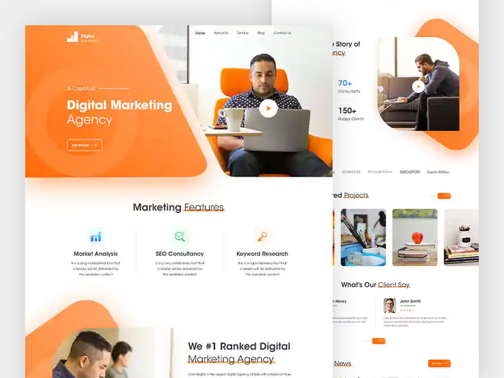 Digital Marketing Agency Website